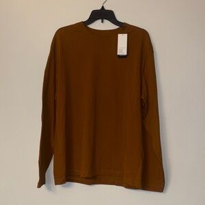 Original Use Brown Long Sleeve Top